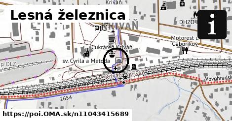 Lesná železnica