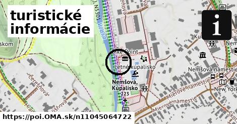 turistické informácie