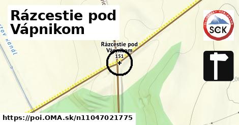 Rázcestie pod Vápnikom