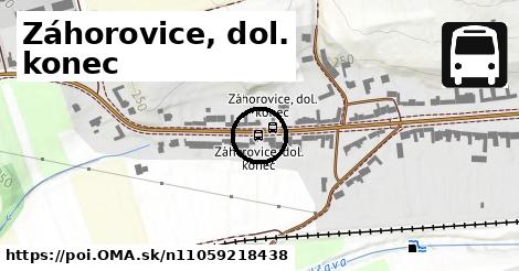 Záhorovice, dol. konec