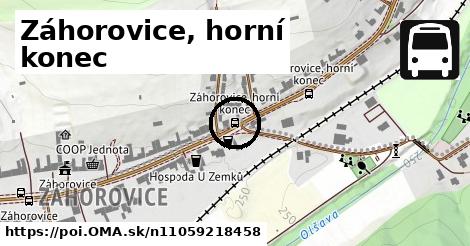 Záhorovice, horní konec