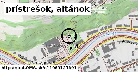 prístrešok, altánok