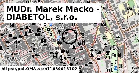 MUDr. Marek Macko - DIABETOL, s.r.o.