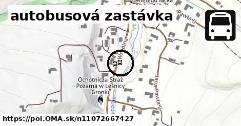 autobusová zastávka