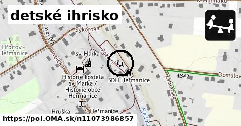 detské ihrisko