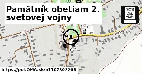 Pamätník obetiam 2. svetovej vojny