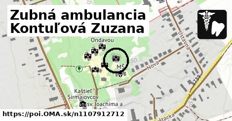 Zubná ambulancia Kontuľová Zuzana