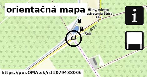 orientačná mapa