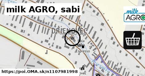 milk AGRO, sabi