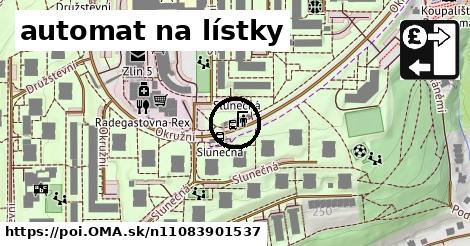 automat na lístky