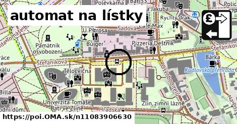 automat na lístky