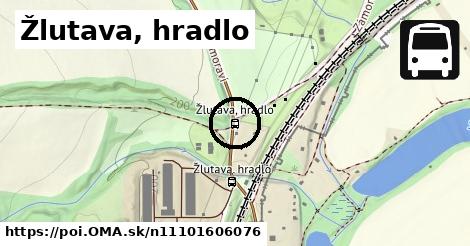 Žlutava, hradlo