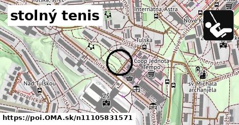 stolný tenis