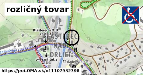 rozličný tovar