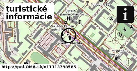 turistické informácie