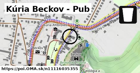 Kúria Beckov - Pub