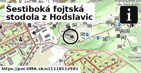 Šestiboká fojtská stodola z Hodslavic