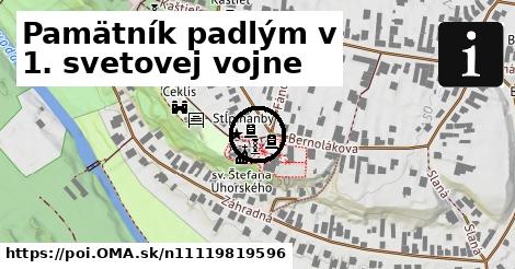 Pamätník padlým v 1. svetovej vojne