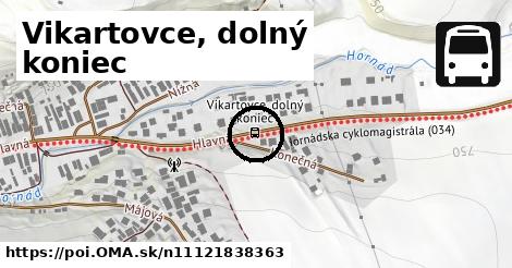 Vikartovce, dolný koniec