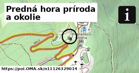 Predná hora príroda a okolie