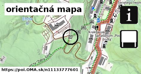 orientačná mapa