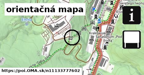 orientačná mapa