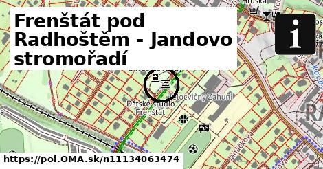 Frenštát pod Radhoštěm - Jandovo stromořadí