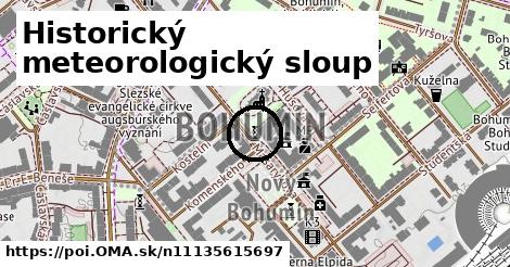 Historický meteorologický sloup