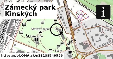 Zámecký park Kinských