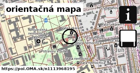 orientačná mapa