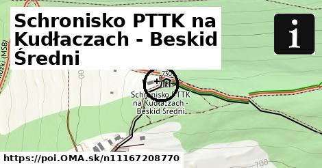 Schronisko PTTK na Kudłaczach - Beskid Średni