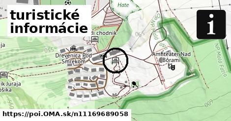 turistické informácie