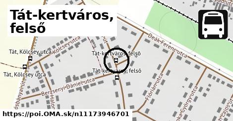 Tát-kertváros, felső