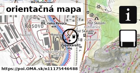 orientačná mapa