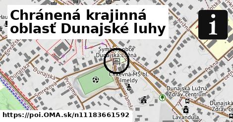 Chránená krajinná oblasť Dunajské luhy