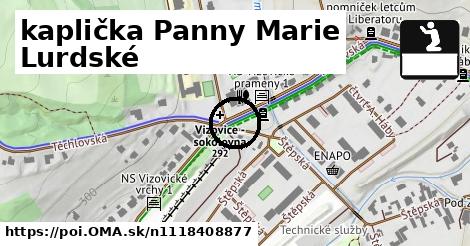 kaplička Panny Marie Lurdské