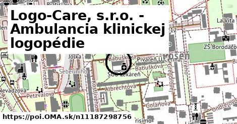 Logo-Care, s.r.o. - Ambulancia klinickej logopédie