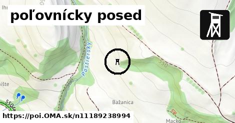 poľovnícky posed