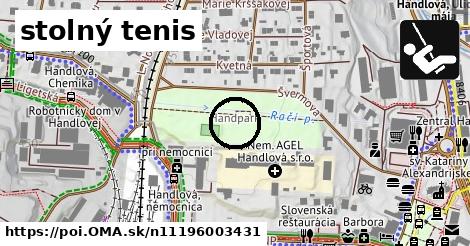 stolný tenis