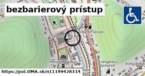 bezbarierový prístup