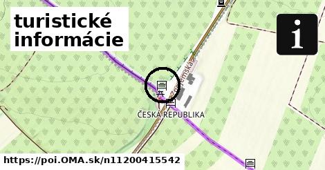 turistické informácie