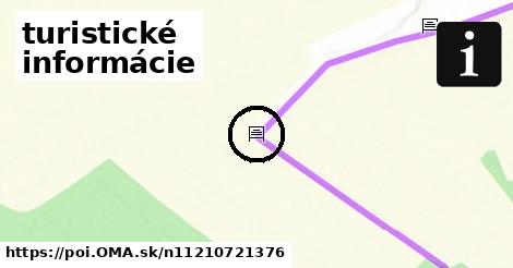 turistické informácie