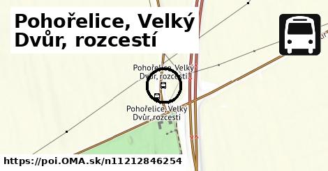 Pohořelice, Velký Dvůr, rozcestí