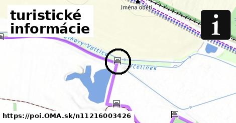 turistické informácie