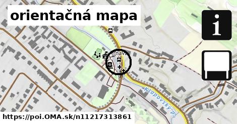 orientačná mapa