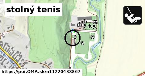 stolný tenis