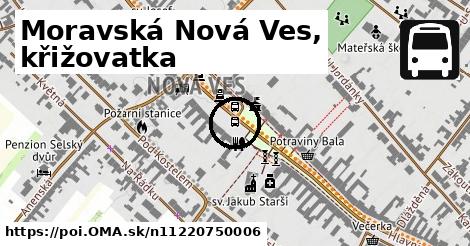 Moravská Nová Ves, křižovatka