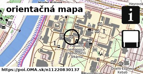 orientačná mapa