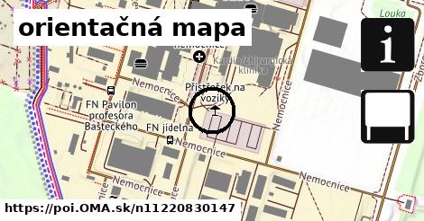 orientačná mapa