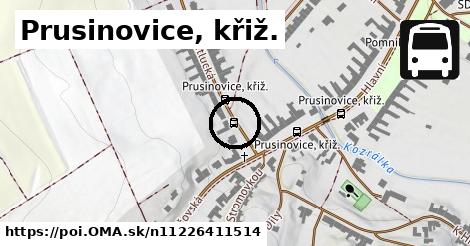 Prusinovice, křiž.